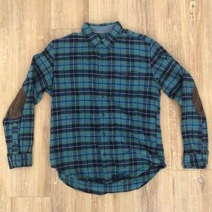 Long sleeve, button-down, plaid, wool Shirt